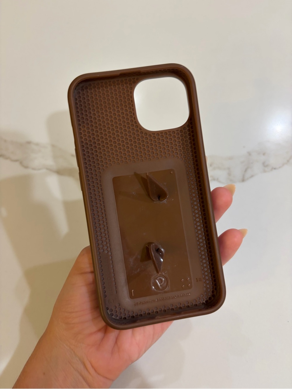 Loopy Phone Case Espresso Brown iPhone 13/14 6.1” + 16e/17e